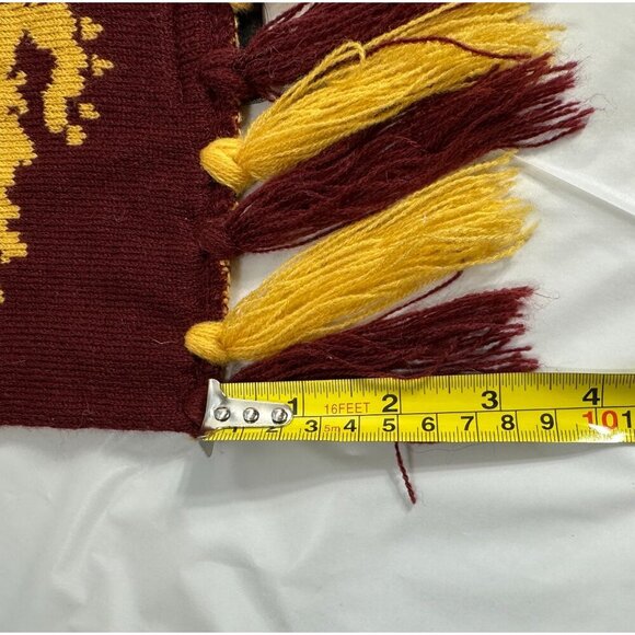 Harry Potter Gryffindor Reversible Scarf with Fringe‎ Acrylic Washable Cosplay - Picture 10 of 12